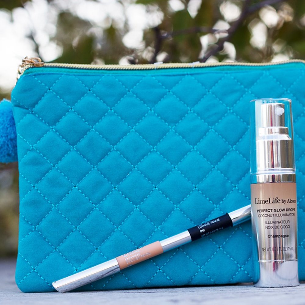 Eye liner Pencil duo with cream illuminator w/case